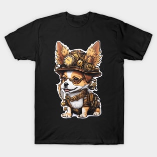 Steampunk Corgie 1 T-Shirt